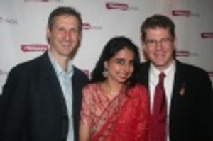Richard Topol, Mahira Kakkar, and Michael Hollinger Photo