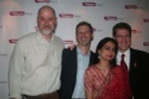 Dougas Rees, Mahira Kakkar, Richard Topol and Michael Hollinger Photo