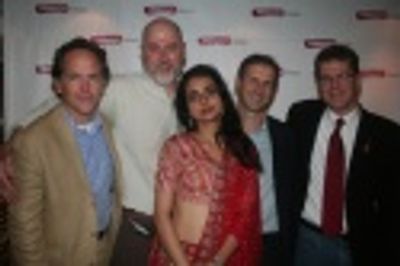 David Beach, Dougas Rees, Mahira Kakkar, Richard Topol and Michael Hollinger Photo
