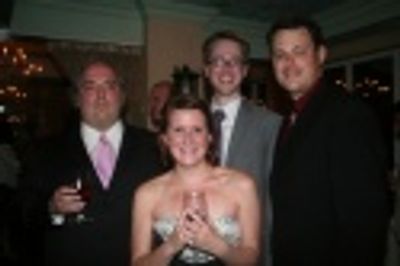 Primary Stages Staff Members David Goldsmith, Aubry Nivens, Reuben Saunders, and Stev Photo
