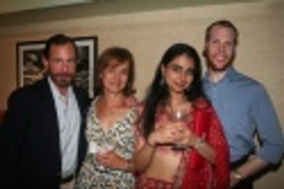 Alan Marks, Barbara Marks and Mahira Kakkar Photo