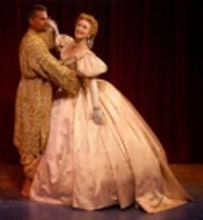  Lorenzo Lamas and Rachel deBenedet as the King and Anna Photo