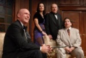 Political darkhorse Grant Matthews (left, played by Walter Cotter) relishes the backi Photo