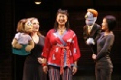 Kelli Sawyer with Kate Monster, Angela Ai, and Minglie Chen with Rod Photo