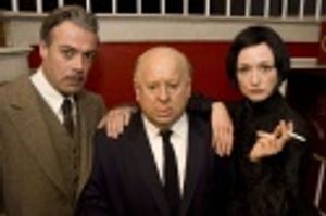 Robert Portal and Rachel Pickup with "Alfred Hitchcock" Photo