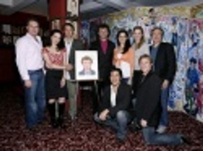 Michael Sheen with Frost/Nixon cast members and supporters Photo