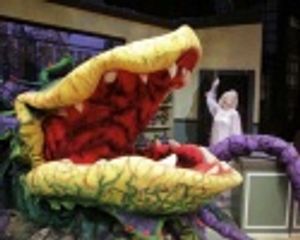 Audrey II (the plant) and Julie Connors (Audrey) performing "Suppertime" Photo