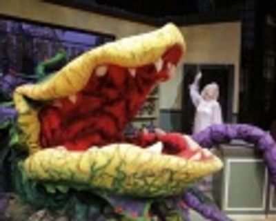 Audrey II (the plant) and Julie Connors (Audrey) performing "Suppertime" Photo