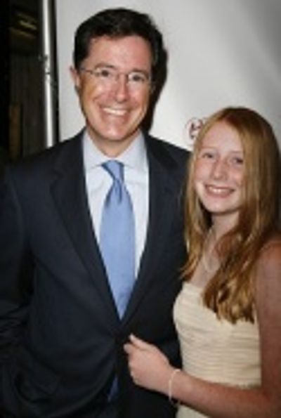 Stephen Colbert and daughter Madeline Photo