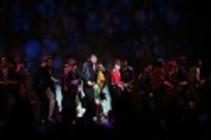 Max Crumm, Laura Osnes and ensemble Photo