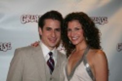 Matthew Saldivar ("Kenickie") and Jenny Powers ("Rizzo")  Photo