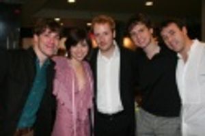 Spring Awakening's John Gallagher Jr., Jonathan Groff along with Krysta Rodriguez (A  Photo