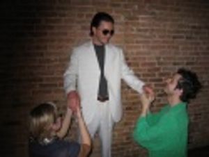  Kate Russell as Woman, Tom Pelphrey as Television and Bryan Fenkart as Man Photo