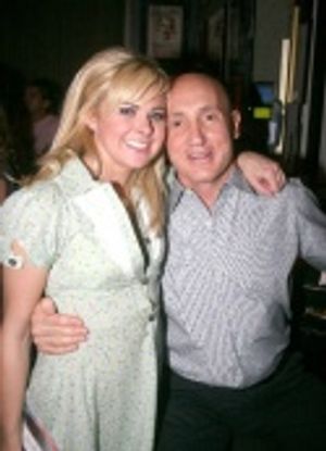 Laura Bell Bundy and Birdland's proprietor Gianni Valente Photo