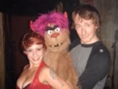 Jenny Lee Ramos (Jersey Boys) with Trekkie Monster and Christian Anderson Photo