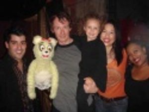 John Michael Dias (Jersey Boys) with Yellow Bear, Christian Anderson, his daughter Ru Photo