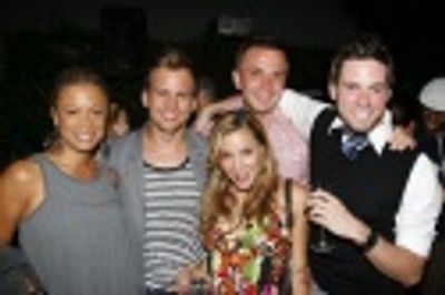 Valarie Pettiford, Chris Isaacson, Becky Baeling, Shane Scheel and Trapper Felides Photo