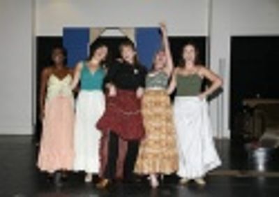 Dee Hoty and Lauren Kennedy with female ensemble Photo