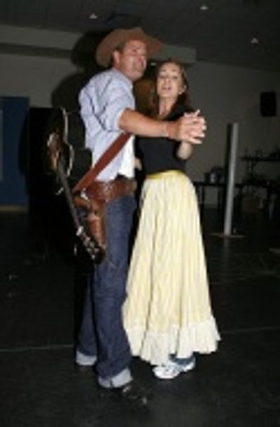 Clarke Thorell and Kara Lindsay Photo