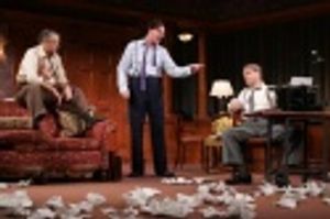 Matthew Arkin as Ben Hecht, Douglas Sills as David O. Selznick, David Rasche as Victo Photo