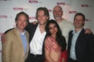 David Beach with Opus' Michael Laurence, Mahira Kakkar, Douglas Rees and Richard Topo Photo