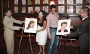 Ashley Brown and Gavin Lee's caricatures are revealed Photo
