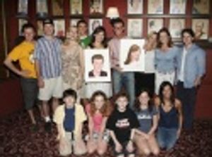 Ashley Brown and Gavin Lee (center) with the cast of Mary Poppins Photo