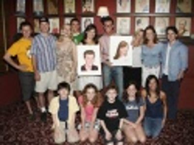 Ashley Brown and Gavin Lee (center) with the cast of Mary Poppins Photo