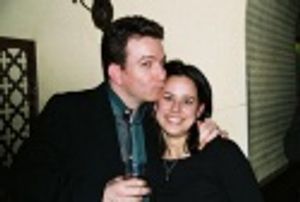 Eddie Varley and stage manager Ashley Gilly Photo