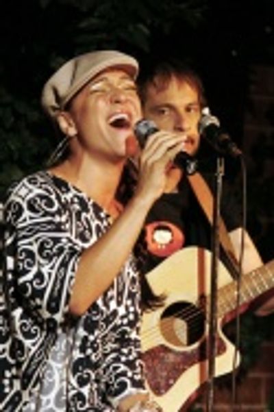 Shoshana Bean with Jason Paige Photo