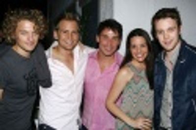 Danny Hartman, Chris Isaacson, Kristoffer Cusick, Jenna Leigh Green, and Michael Arde Photo