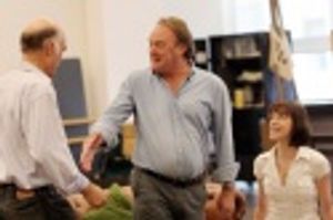 Walter Charles, Christopher Cazenove and Lisa O'Hare Photo