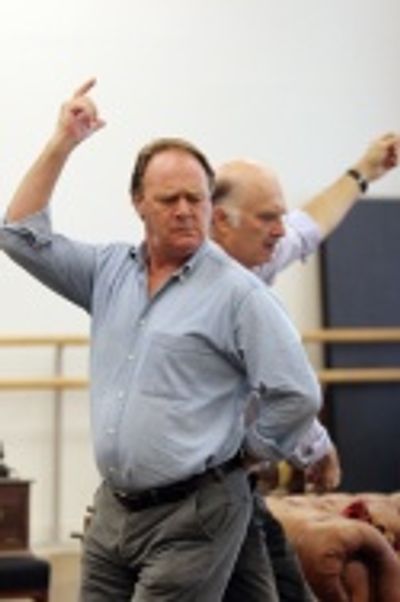Christopher Cazenove and Walter Charles Photo