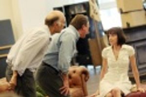 Walter Charles, Christopher Cazenove and Lisa O'Hare Photo