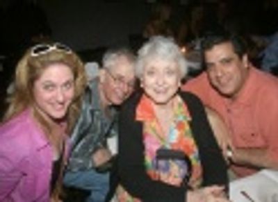 Lisa Lambert, Austin Pendleton, Celeste Holm and Frank Basile Photo
