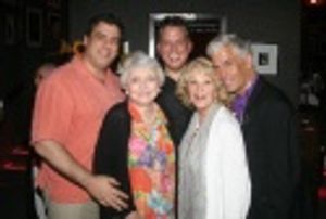 Frank Basile, Celeste Holm, Billy Stritch, Linda Lavin and Steve Bacunas Photo