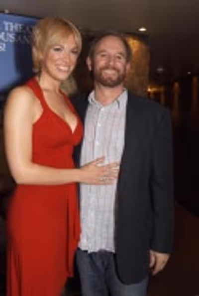 Spamalot's Hannah Waddingham (Lady of the Lake) and Peter Davison (King Arthur) Photo