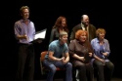Malcolm Gets, Vicki Lewis, Jason Alexander, Andrew Samonsky, Kathy Garrick and Sue Go Photo