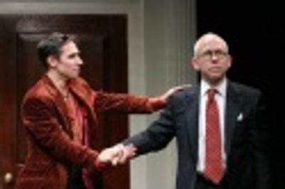 Keith Nobbs and Bob Balaban in Atlantic Theater COmpany's world premiere of David Mam Photo