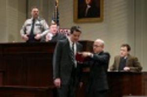 Steven Hawley, Larry Bryggman, Christopher Evan Welch, Bob Balaban and Steven Goldste Photo