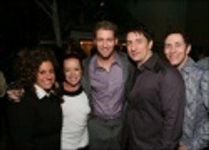 Marissa Jaret Winokur, Cindy Robinson, Matthew Morrison, Associate Choreographer Sean Photo