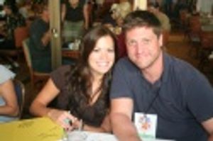 Melissa Claire Egan (ABC's "All My Children") and Christopher Sieber Photo
