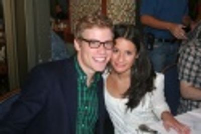Barrett Foa (upcoming "Stephen Schwartz: Magic to Do") and Lea Michele (Spring Awaken Photo