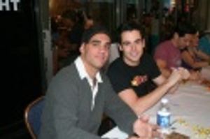 Bobby Cannavale (Mauritius) and Chad Doreck (Altar Boyz) Photo