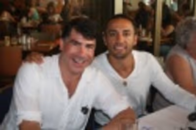 Bryan Batt (AMC's "Mad Men") and Kamar De Los Reyes (ABC's "One Life to Live") Photo