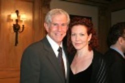 Tony Roberts with his daughter Nicole Roberts Photo