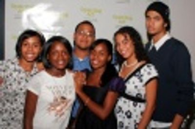 Opening Act kids: Amanda Mewa, Neilia McKenzie, Ellio Martinez, Christine Beaubrun, L Photo
