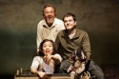 Gregory Itzin (center) with Melody Butiu and Michael Daniel Cassady Photo