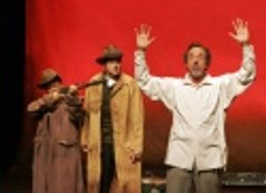 Gregory Itzin (right) with Melody Butiu and Michael Daniel Cassady Photo