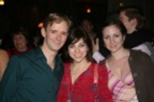 Scott Barnhardt (Scooter), Krysta Rodriguez (A Chorus Line) and Margot De La Barre Photo